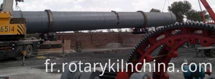 Four rotatif pour dolomite calcinée Rotary kiln for calcined dolomite